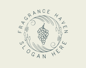 Natural Grapes Winery logo design