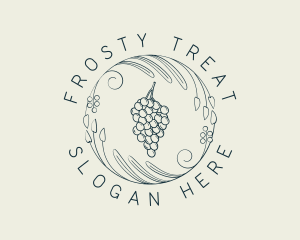 Natural Grapes Winery logo design