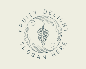 Natural Grapes Winery logo design