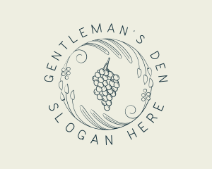 Natural Grapes Winery logo design