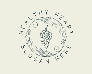 Natural Grapes Winery logo design