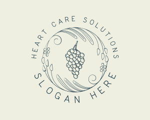 Natural Grapes Winery logo design