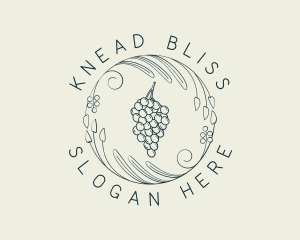 Natural Grapes Winery logo design