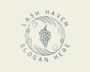 Natural Grapes Winery logo design