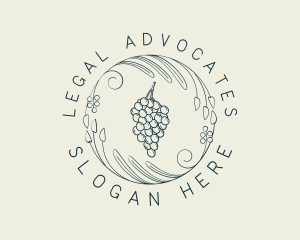 Natural Grapes Winery logo design