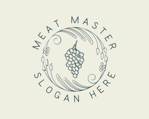 Natural Grapes Winery logo design