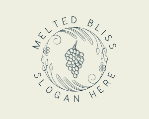 Natural Grapes Winery logo design