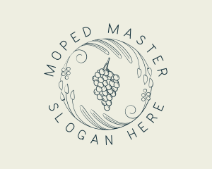 Natural Grapes Winery logo design