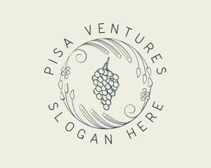 Natural Grapes Winery logo design