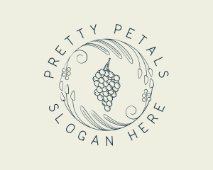 Natural Grapes Winery logo design