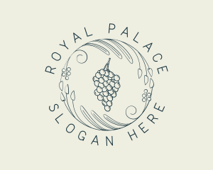 Natural Grapes Winery logo design