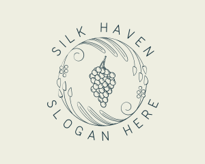 Natural Grapes Winery logo design