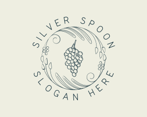 Natural Grapes Winery logo design