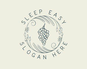 Natural Grapes Winery logo design