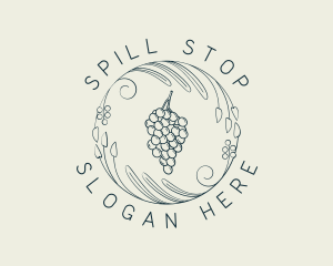 Natural Grapes Winery logo design