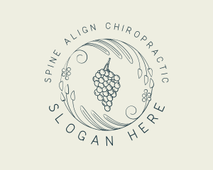 Natural Grapes Winery logo design