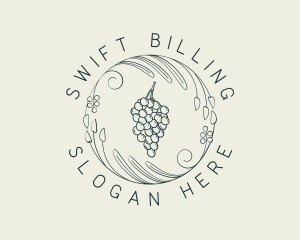 Natural Grapes Winery logo design