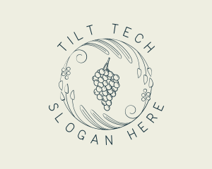 Natural Grapes Winery logo design