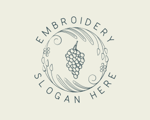 Natural Grapes Winery logo design