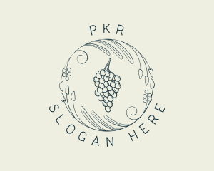 Natural Grapes Winery logo design