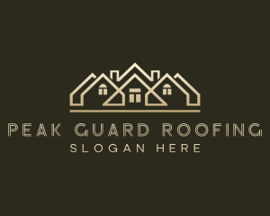 Roof Residential Repair logo design