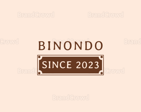 Retro Business Banner Logo