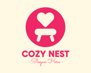 Loveseat - Pink Love Seat logo design