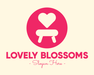 Lovely - Pink Love Seat logo design