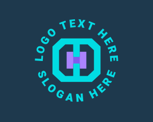 Letter Hi - Tech Agency Letter H logo design