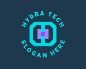 Tech Agency Letter H logo design