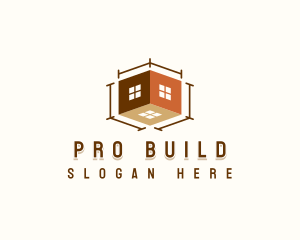 House Building Construction logo design