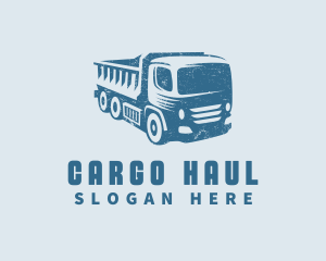 Dump Truck Vehicle logo design