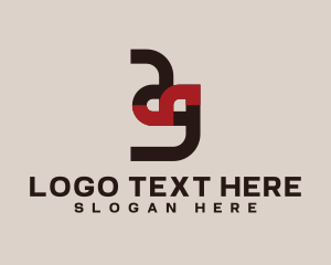 Letter Dg - Modern Business Company logo design