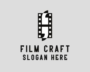 Cinematography - Movie Film Quotes logo design
