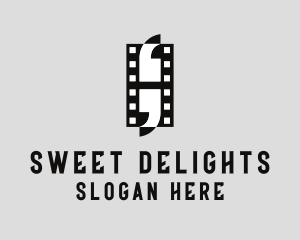 Black And White - Movie Film Quotes logo design