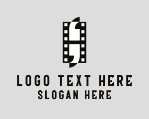 Quote - Movie Film Quotes logo design