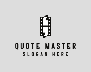 Movie Film Quotes logo design