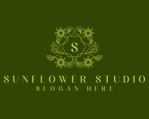 Sunflower - Stylish Ornamental Sunflower logo design