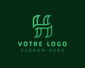 Media Advertising Letter H Logo