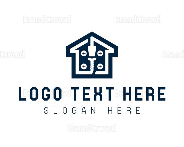 Construction Tools Home Repair Logo