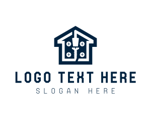 Level Meter - Construction Tools Home Repair logo design