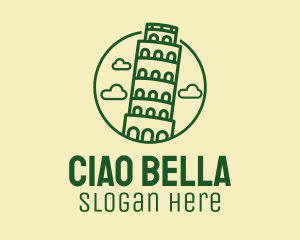 Italian - Leaning Tower Italy logo design