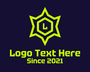 Pubg - Hexagon Gaming Letter logo design