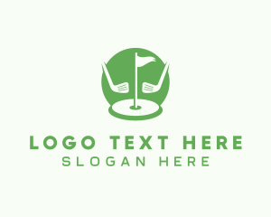 Golf Cart - Golf Sports Caddie logo design