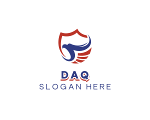 Politician - Shield Eagle America logo design