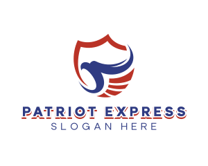 Shield Eagle America logo design