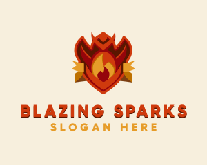 Flame Armor Gaming logo design