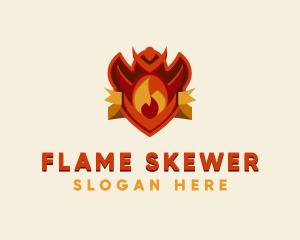 Flame Armor Gaming logo design