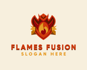 Flame Armor Gaming logo design