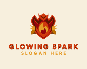 Flame Armor Gaming logo design